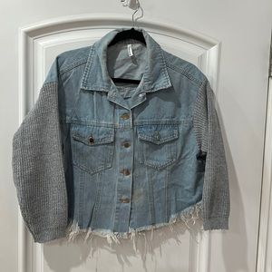 Fashion on Jcs jean jacket size XL